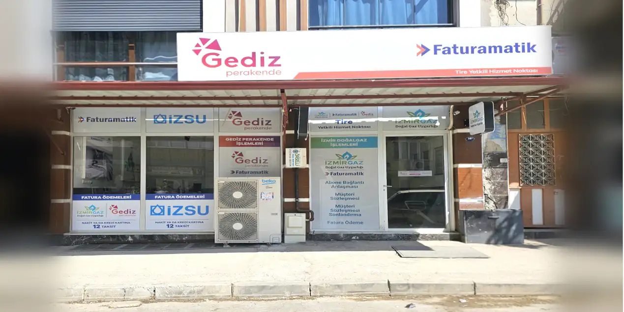 Faturamatik & Gediz Perakende Tire Yetkili Hizmet Noktası 
